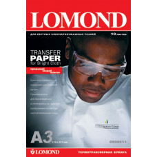 Ломонд Трэйдинг Лтд Термотрансфер LOMOND A3/50л для струйного принтера, светлый (0808315)