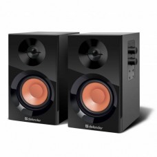 Акустическая система 2.0  Defender Aurora S12 / 3” широкополосные/ 2 х 6 Вт/ 3.5 mini-jack / громкость / дерево /черный. (65415)