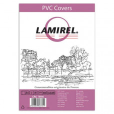 Fellowes Обложки Lamirel Transparent A4, PVC, прозрачные, 150мкм, 100шт (LA-78680)