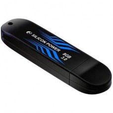 Флеш накопитель 64Gb Silicon Power Blaze B10, USB 3.0, Синий (SP064GBUF3B10V1B)