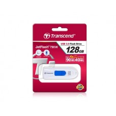 Флеш накопитель 128GB Transcend JetFlash 790, USB 3.0, Белый (TS128GJF790W)