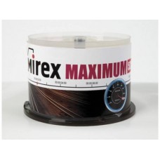 Диск CD-R Mirex 700 Mb, 52х, Maximum, Cake Box (50), (50/300) (201281)