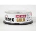 Диск CD-R Mirex 700 Mb, 24х, Gold, Cake Box (50), (50/300) (201793)