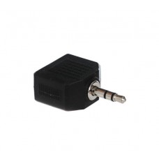Переходник разветвитель аудио VCOM 3.5 Jack (M) - 2x3.5 Jack (F), стерео (VAD7847_890187)