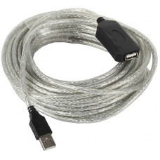 Кабель-адаптер USB2.0-repeater, удлинительный активный |Am--|Af| 5м VCOM |VUS7049| (VUS7049-5M_851348)
