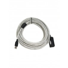 Кабель-адаптер USB2.0-repeater, удлинительный активный |Am--|Af| 10м VCOM |VUS7049| (VUS7049-10M_851355)