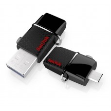Флеш накопитель 16GB SanDisk Ultra Android Dual Drive OTG, USB 3.0, Black (SDDD2-016G-GAM46)