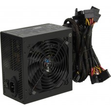 Блок питания 500W AeroCool KCAS-500W PLUS мощность 500 Вт, ATX12V 2.4, активный PFC, вентилятор 120x120 мм, cертификат 80 PLUS Bronze (Aerocool KCAS PLUS 500W)
