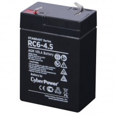 CyberPower Аккумуляторная батарея SS RС 6-4.5 / 6 В 4,5 Ач (RC 6-4.5)