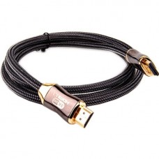 VCOM Кабель HDMI 19M/M,ver. 2.1, 8K@60 Hz 1m метал разъемы, нейлоновая оплетка Telecom |TCG300-1M| (TCG300-1M_844043)