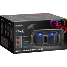 New Defender Портативная акустика Rage 50Вт, Light/BT/FM/USB/LED/TWS (65109)