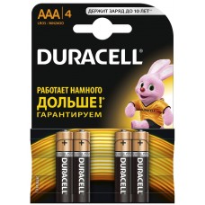 Элемент питания Duracell LR03-4BL BASIC	 (AAA) (Б0026813_5000394116085)