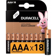 Элементы питания Duracell LR03-18BL BASIC (AAA) (Б0014449_5000394107557)
