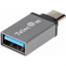 VCOM Переходник OTG USB 3.1 Type-C --) USB 3.0 Af  Telecom (TA431M)  (TA431M_463710)