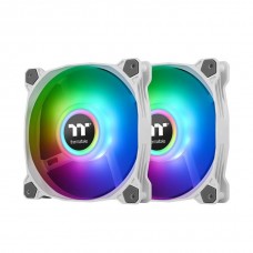 Вентилятор для корпуса комплект 2-in-1 Thermaltake Pure Duo 12 ARGB Sync Radiator Fan White 120?120?125mm (28 dB-A, , 12V – 4.08 W , 5V – 2.8 W (Fan*2), 500~1500RPM(PWM), 4Pin PWM LED 5V RGB Header, RGB) (CL-F097-PL12SW-A) Ret