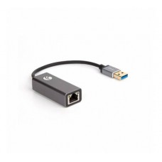 Кабель-переходник USB 3.0 (Am) --) LAN RJ-45 Ethernet 1000 Mbps, Aluminum Shell, VCOM (DU312M) (DU312M_256378)