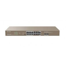 IP-COM G1118P-16-250W Неуправляемый Коммутатор 16 GE+SFP Ethernet с 16-Портовым PoE
