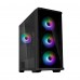 Корпус Zalman Z10 DUO Black Mid Tower (ATX/mATX/Mini-ITX, без БП, Plastic, Steel, Tempered Glass, 1xHeadphones, 1xMIC, 2xUSB 3.0, 1xUSB Type-C, Reset Button, LED Button, Power Button, F:3x140mm  R:1x120mm/(ARGB/ZM-IF120))