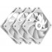 Вентилятор для корпуса комплект 3-in-1 ID-Cooling TF-12025-ARGB-TRIO-SNOW  White (3in1) 120?120?25mm (16.8~32.6dB(A), 12V(PWM)/5V(ARGB), 3.6W, 500~1500±10%RPM, 4pin(PWM)/ 3pin(ARGB), ARGB)