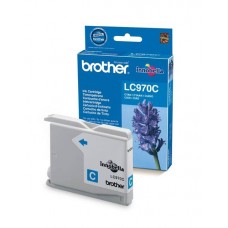 Картридж Brother LC970C DCP-135C/150C, MFC-235C/260С синий (Cyan), 300 стр. (5% заполнение)