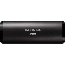 Твердотельный диск 256GB A-DATA SE760, External, USB 3.2 Type-C, [R/W -1000/- MB/s] 3D-NAND, черный (ASE760-256GU32G2-CBK)