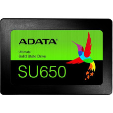 Твердотельный диск 240GB A-DATA Ultimate SU650, 2.5", SATA III, [R/W - 520/450 MB/s] 3D-NAND New Ret. Pack. (ASU650SS-240GT-R)