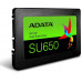 Твердотельный диск 240GB A-DATA Ultimate SU650, 2.5", SATA III, [R/W - 520/450 MB/s] 3D-NAND New Ret. Pack. (ASU650SS-240GT-R)