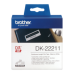 Пленочная клеящаяся лента Brother DK22211 (белая, ширина 29 мм x 15.24 м)