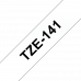 Наклейка ламинированная TZ-E141 (18 мм черн/прозр)