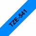 BROTHER Наклейка ламинированная TZ-E541 (18 мм черн/син) (TZE541)