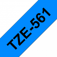 BROTHER Наклейка ламинированная TZ-E561 (36 мм черн/син) (TZE561)