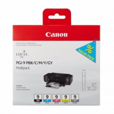 Картридж CANON PGI-9 PBK/C/M/Y/GY MULTIPACK для Pixma Pro 9500 (PGI-9PBK/MULTIPACK)