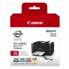 Картридж CANON PGI-1400XL BK/C/M/Y MULTI для MAXIFY МВ2040/МВ2340 (PGI-1400XL MULTIPACK)