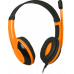 Игровая гарнитура Warhead G-120 черный + оранжевый, кабель 2 м