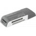 Универсальный картридер Defender Ultra Swift USB 2.0, 4 слота, до 5 Гбит/с, RS-MMC, MS Duo, MS PRO, SDHC, Micro-SD (T-Flash), MS PRO Duo, MS, SD, M2, Micro-SDHC, MMC. (83260)