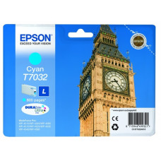 Картридж EPSON T7032 голубой для WP-4015/4095/4515/4595 (C13T70324010)