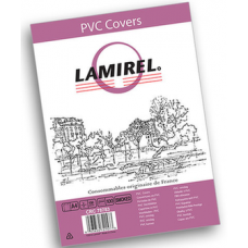 Обложки Lamirel Transparent A4, PVC, дымчатые, 150мкм, 100 шт.