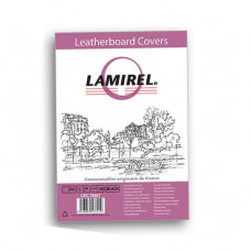 Fellowes Обложки Lamirel Delta A4, картонные, с тиснением под кожу , цвет: черный, 250г/м, 100шт (LA-78687)