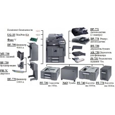 KYOCERA Кассета для бумаги PF-730(B) для TASKalfa 3550ci/8000i/3051ci/3551ci/4551ci/5551ci/3501i/4501i/5501i, 2х500 л.
