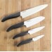 KYOCERA Нож керамический белый с черной ручкой (18 см), Ceramic knife FK-180WH blade white, 18cm
