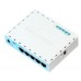 MikroTik RB750Gr3 hEX Маршрутизатор гигабитный высокопроизводительный Ethernet with power supply and case 5 port 10/100/1000