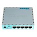 MikroTik RB750Gr3 hEX Маршрутизатор гигабитный высокопроизводительный Ethernet with power supply and case 5 port 10/100/1000