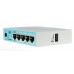 MikroTik RB750Gr3 hEX Маршрутизатор гигабитный высокопроизводительный Ethernet with power supply and case 5 port 10/100/1000