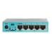MikroTik RB750Gr3 hEX Маршрутизатор гигабитный высокопроизводительный Ethernet with power supply and case 5 port 10/100/1000