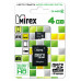 Флеш карта microSD 4GB Mirex microSDHC Class 10 (SD адаптер) (13613-AD10SD04)
