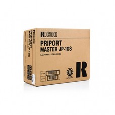 RICOH Мастер-пленка для дупликатора тип JP10S (2 рулона, 240мм x  125мм, 300 трафаретов (A4) из одного рулона) (893023.уп)