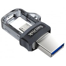 Флеш накопитель 32GB SanDisk Ultra Android Dual Drive OTG, m3.0/USB 3.0, Black (SDDD3-032G-G46)