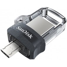Флеш накопитель 256GB SanDisk Ultra Android Dual Drive OTG, m3.0/USB 3.0, Black (SDDD3-256G-G46)
