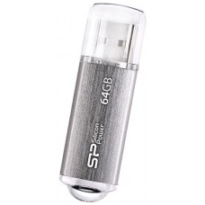 Флеш накопитель 64Gb Silicon Power Ultima II, USB 2.0, Серебристый (SP064GBUF2M01V1S)