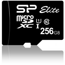 Флеш карта microSD 256GB Silicon Power Elite microSDXC Class 10 UHS-I (SP256GBSTXBU1V10)